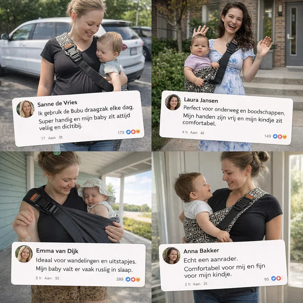 Bubu – Draag je baby dichtbij, zonder pijn of spanning