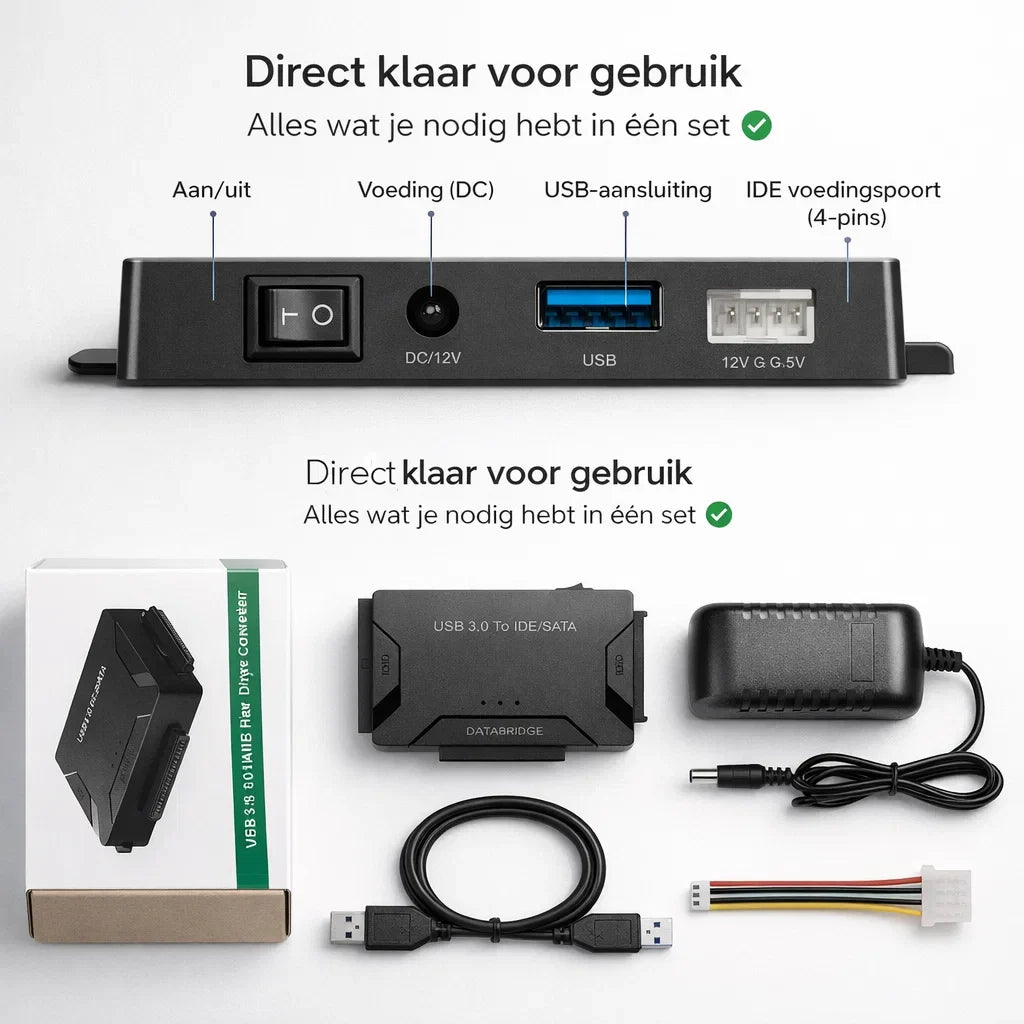 DataBridge – Open elke schijf, herstel je bestanden direct